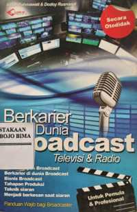 Image of Berkarier di dunia Broadcast