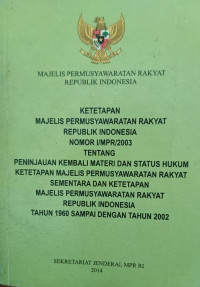 Image of Majelis Permusyawaratan rakyat Republik Indonesia